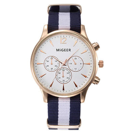 Black & White Strap Watch