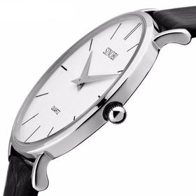 Brand Leather Analog Quartz Watch